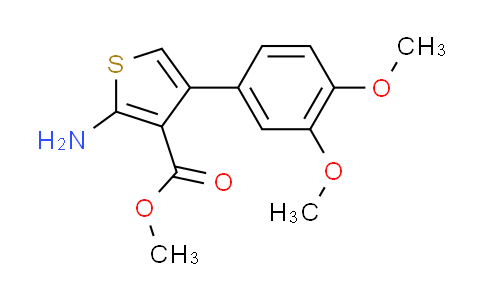 CAS No. 350997-14-7, methyl 2-amino-4-(3,4-dimethoxyphenyl)thiophene-3-carboxylate