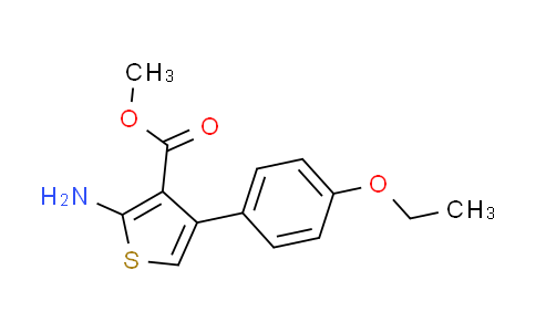 CAS No. 350989-81-0, methyl 2-amino-4-(4-ethoxyphenyl)thiophene-3-carboxylate