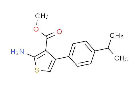 CAS No. 350990-20-4, methyl 2-amino-4-(4-isopropylphenyl)thiophene-3-carboxylate