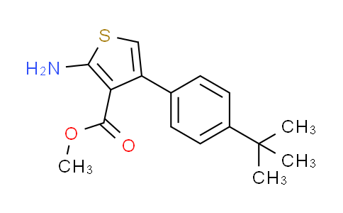 CAS No. 350989-95-6, methyl 2-amino-4-(4-tert-butylphenyl)thiophene-3-carboxylate