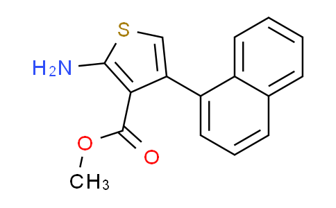 CAS No. 350997-17-0, methyl 2-amino-4-(1-naphthyl)thiophene-3-carboxylate