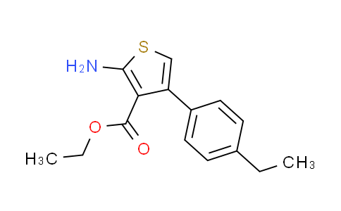 CAS No. 350989-99-0, ethyl 2-amino-4-(4-ethylphenyl)thiophene-3-carboxylate