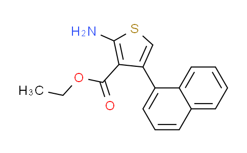 CAS No. 350997-18-1, ethyl 2-amino-4-(1-naphthyl)thiophene-3-carboxylate