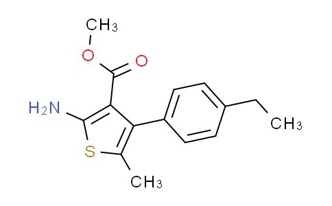 DY600073 | 350989-69-4 | methyl 2-amino-4-(4-ethylphenyl)-5-methylthiophene-3-carboxylate