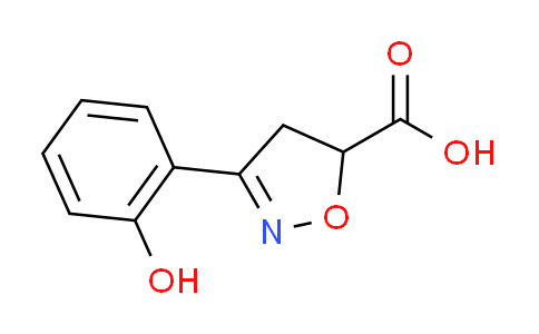 CAS No. 712347-85-8, 3-(2-hydroxyphenyl)-4,5-dihydroisoxazole-5-carboxylic acid