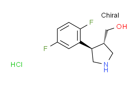 CAS No. 1354485-08-7, rac-[(3S,4R)-4-(2,5-difluorophenyl)-3-pyrrolidinyl]methanol hydrochloride