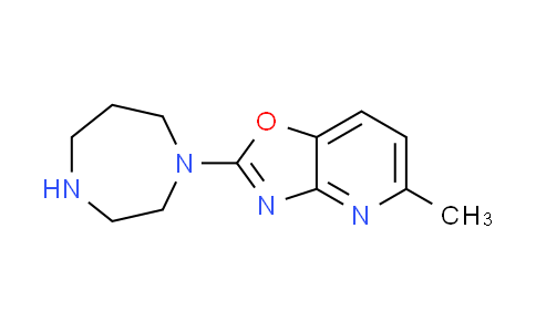 CAS No. 1035840-54-0, 2-(1,4-diazepan-1-yl)-5-methyl[1,3]oxazolo[4,5-b]pyridine
