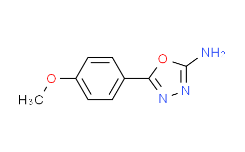 CAS No. 5711-61-5, 5-(4-methoxyphenyl)-1,3,4-oxadiazol-2-amine