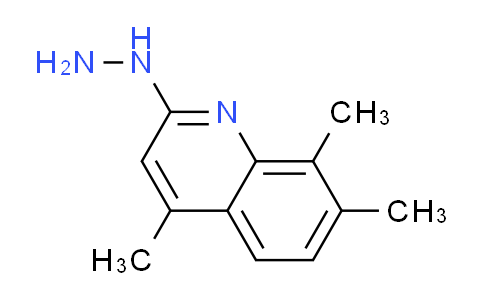 CAS No. 793727-49-8, 2-hydrazino-4,7,8-trimethylquinoline