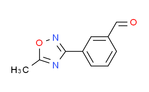 CAS No. 852180-68-8, 3-(5-methyl-1,2,4-oxadiazol-3-yl)benzaldehyde