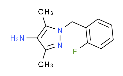 CAS No. 895929-68-7, 1-(2-fluorobenzyl)-3,5-dimethyl-1H-pyrazol-4-amine