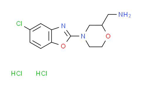 CAS No. 1609407-48-8, {[4-(5-chloro-1,3-benzoxazol-2-yl)-2-morpholinyl]methyl}amine dihydrochloride