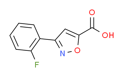 CAS No. 842973-74-4, 3-(2-fluorophenyl)isoxazole-5-carboxylic acid