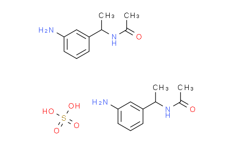 CAS No. 1051368-96-7, N-[1-(3-aminophenyl)ethyl]acetamide sulfate (2:1)