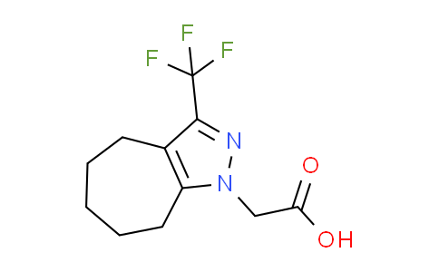 CAS No. 695191-63-0, [3-(trifluoromethyl)-5,6,7,8-tetrahydrocyclohepta[c]pyrazol-1(4H)-yl]acetic acid