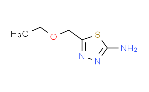 CAS No. 15884-88-5, 5-(ethoxymethyl)-1,3,4-thiadiazol-2-amine
