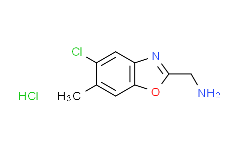 CAS No. 1158570-31-0, [(5-chloro-6-methyl-1,3-benzoxazol-2-yl)methyl]amine hydrochloride