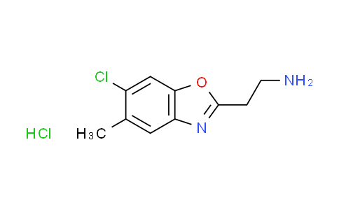 CAS No. 1158324-46-9, [2-(6-chloro-5-methyl-1,3-benzoxazol-2-yl)ethyl]amine hydrochloride