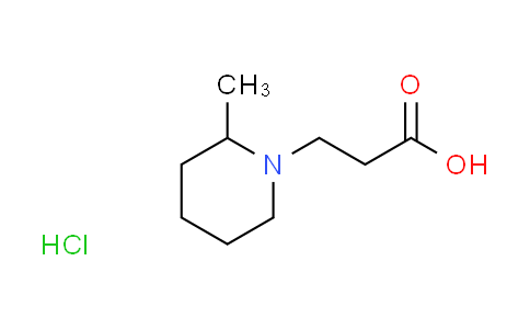 CAS No. 1185297-55-5, 3-(2-methyl-1-piperidinyl)propanoic acid hydrochloride