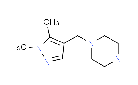 CAS No. 1001757-60-3, 1-[(1,5-dimethyl-1H-pyrazol-4-yl)methyl]piperazine