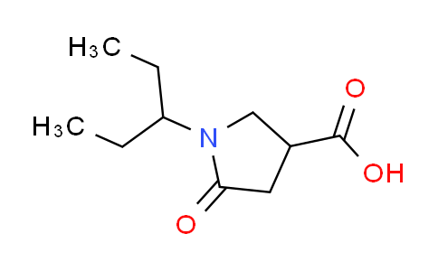 CAS No. 944511-54-0, 1-(1-ethylpropyl)-5-oxopyrrolidine-3-carboxylic acid