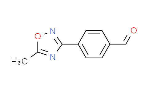 CAS No. 852180-60-0, 4-(5-methyl-1,2,4-oxadiazol-3-yl)benzaldehyde
