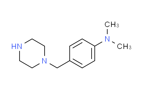 CAS No. 89292-79-5, N,N-dimethyl-4-(piperazin-1-ylmethyl)aniline