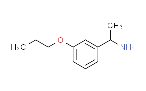 CAS No. 925650-26-6, 1-(3-propoxyphenyl)ethanamine