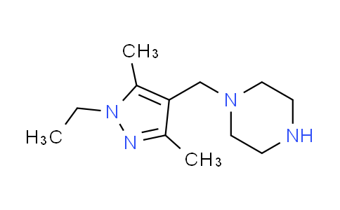 DY600241 | 1004195-30-5 | 1-[(1-ethyl-3,5-dimethyl-1H-pyrazol-4-yl)methyl]piperazine