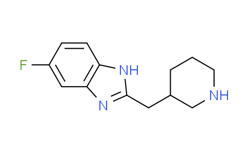 CAS No. 947014-08-6, 5-fluoro-2-(piperidin-3-ylmethyl)-1H-benzimidazole