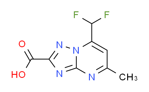 CAS No. 445025-82-1, 7-(difluoromethyl)-5-methyl[1,2,4]triazolo[1,5-a]pyrimidine-2-carboxylic acid