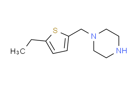 CAS No. 523981-54-6, 1-[(5-ethyl-2-thienyl)methyl]piperazine