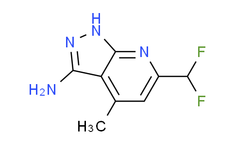 CAS No. 925146-05-0, 6-(difluoromethyl)-4-methyl-1H-pyrazolo[3,4-b]pyridin-3-amine