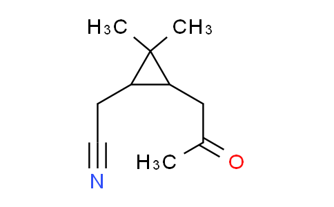 CAS No. 1142202-23-0, [2,2-dimethyl-3-(2-oxopropyl)cyclopropyl]acetonitrile