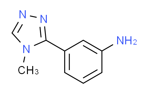 CAS No. 252928-74-8, 3-(4-methyl-4H-1,2,4-triazol-3-yl)aniline