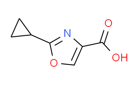 CAS No. 1060816-04-7, 2-cyclopropyl-1,3-oxazole-4-carboxylic acid