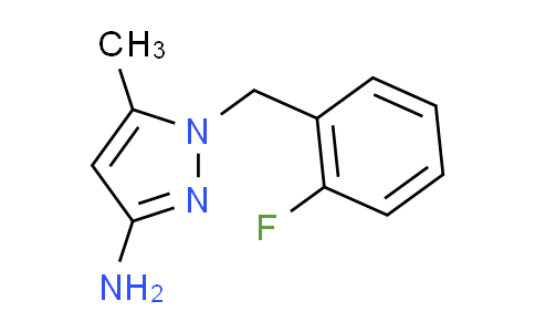 CAS No. 925146-07-2, 1-(2-fluorobenzyl)-5-methyl-1H-pyrazol-3-amine