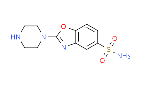 CAS No. 1035840-39-1, 2-piperazin-1-yl-1,3-benzoxazole-5-sulfonamide