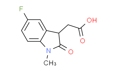 CAS No. 887405-60-9, (5-fluoro-1-methyl-2-oxo-2,3-dihydro-1H-indol-3-yl)acetic acid