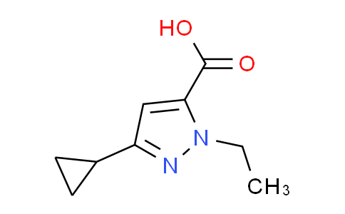 CAS No. 1170123-76-8, 3-cyclopropyl-1-ethyl-1H-pyrazole-5-carboxylic acid