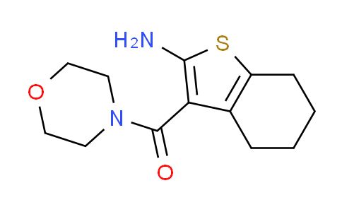 CAS No. 554405-87-7, 3-(morpholin-4-ylcarbonyl)-4,5,6,7-tetrahydro-1-benzothiophen-2-amine