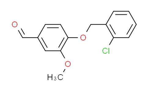 CAS No. 306280-02-4, 4-[(2-chlorobenzyl)oxy]-3-methoxybenzaldehyde