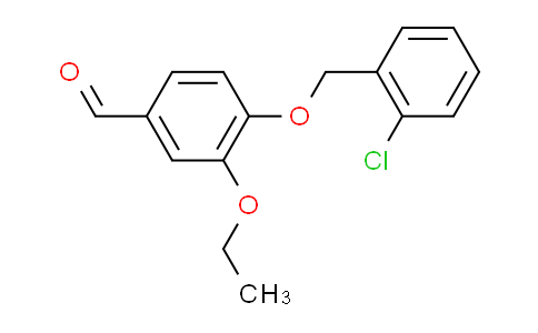 CAS No. 325856-53-9, 4-[(2-chlorobenzyl)oxy]-3-ethoxybenzaldehyde