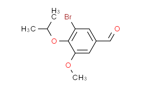 CAS No. 400070-31-7, 3-bromo-4-isopropoxy-5-methoxybenzaldehyde