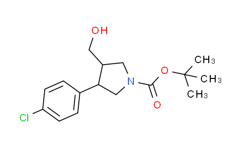 MC600341 | 1354484-78-8 | tert-butyl rac-(3R,4S)-3-(4-chlorophenyl)-4-(hydroxymethyl)pyrrolidine-1-carboxylate