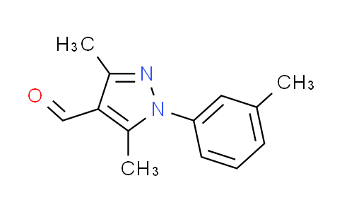 CAS No. 400876-66-6, 3,5-dimethyl-1-(3-methylphenyl)-1H-pyrazole-4-carbaldehyde