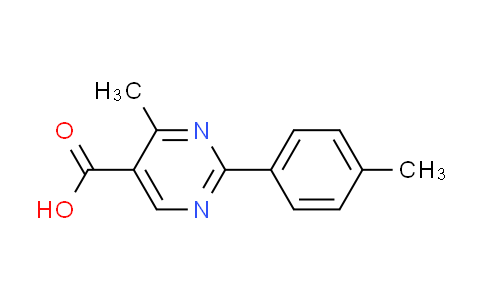 CAS No. 861583-66-6, 4-methyl-2-(4-methylphenyl)pyrimidine-5-carboxylic acid