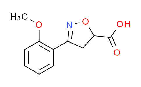 CAS No. 508182-19-2, 3-(2-methoxyphenyl)-4,5-dihydroisoxazole-5-carboxylic acid