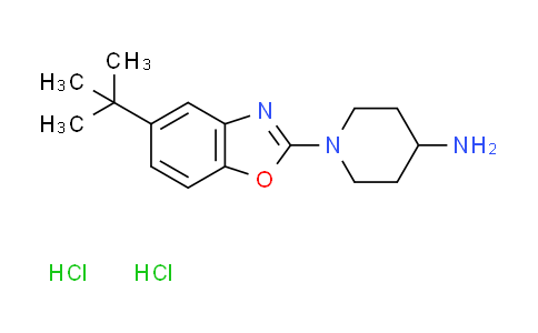 CAS No. 1609399-96-3, 1-(5-tert-butyl-1,3-benzoxazol-2-yl)-4-piperidinamine dihydrochloride