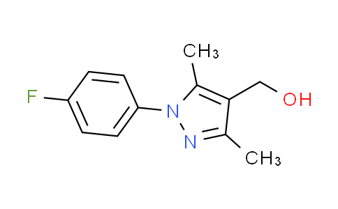 CAS No. 1015525-16-2, [1-(4-fluorophenyl)-3,5-dimethyl-1H-pyrazol-4-yl]methanol